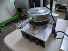 Electric single station crêpe machine