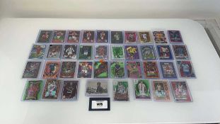 +VAT 38 Top Loaded serial numbered Football trading cards from various sets Where possible these