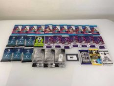 +VAT Quantity of Topps/Panini/Pro Direct etc. football trading card packs Where possible these cards