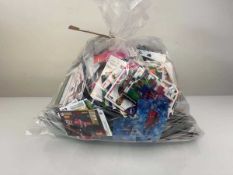 +VAT Bag containing a quantity of loose Football trading cards and stickers Where possible these