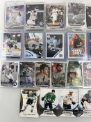+VAT Approx. 33 slabbed, top loaded, and sleeved baseball and Ice hockey trading cards from