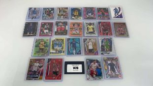 +VAT 23 Top Loaded serial numbered Football trading cards from various sets Where possible these