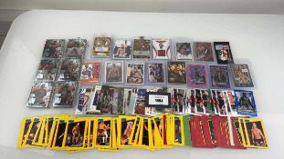 +VAT Various Top Loaded, Sleeved and loose Wresting and MMA trading cards Where possible these cards