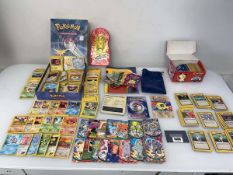 Qty of Pokemon Cards from 90s and 00s to include Fossil, Jungle, Rocket etc together with Topps