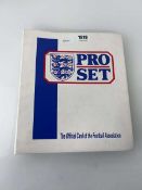 Folder of vintage football cards Where possible these cards have been verified for authenticity,