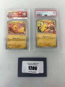 +VAT (2) 2025 Pokémon McDonald's Promo JPN #020/M-P - Pikachu PSA Mint 9, 2026 Pokémon Day
