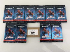 +VAT Magic The Gathering: Marvel's Spider-man Play Booster packs (10 packs) Where possible these