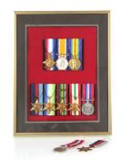 A First World War trio of medals awarded to Lieut. H. Lloyd including a 1914-15 Volunteer Star,