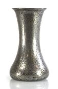 An Arts & Crafts English Pewter vase by Liberty & Co., numbered 0988, h. 16.5 cm