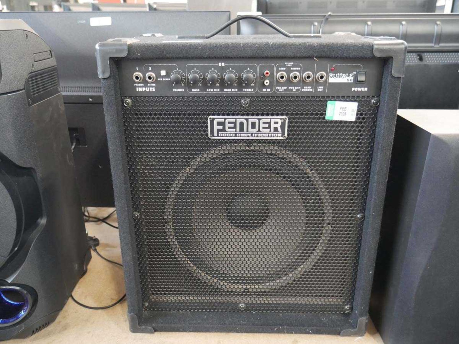 +VAT Fender bass amplifier