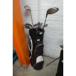 Wilson Staff golf bag with golf clubs incl. Wilson, Alien Sport, Master's Golf, etc. incl. putter,