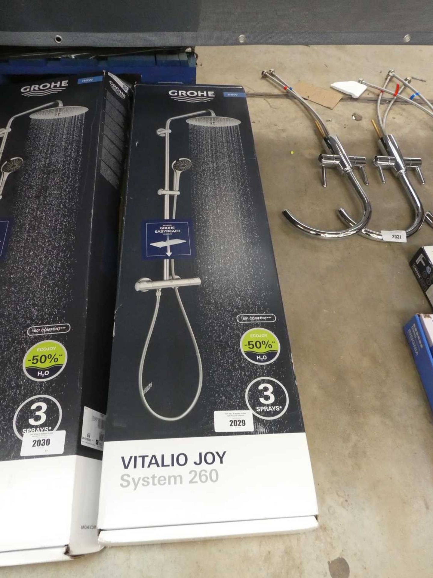 +VAT Boxed Grohe Vitalio Joy electric shower system