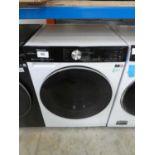 +VAT Hisense Connect Life 10.5kg washing machine in black and white