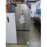 +VAT Hisense upright fridge freezer in silver