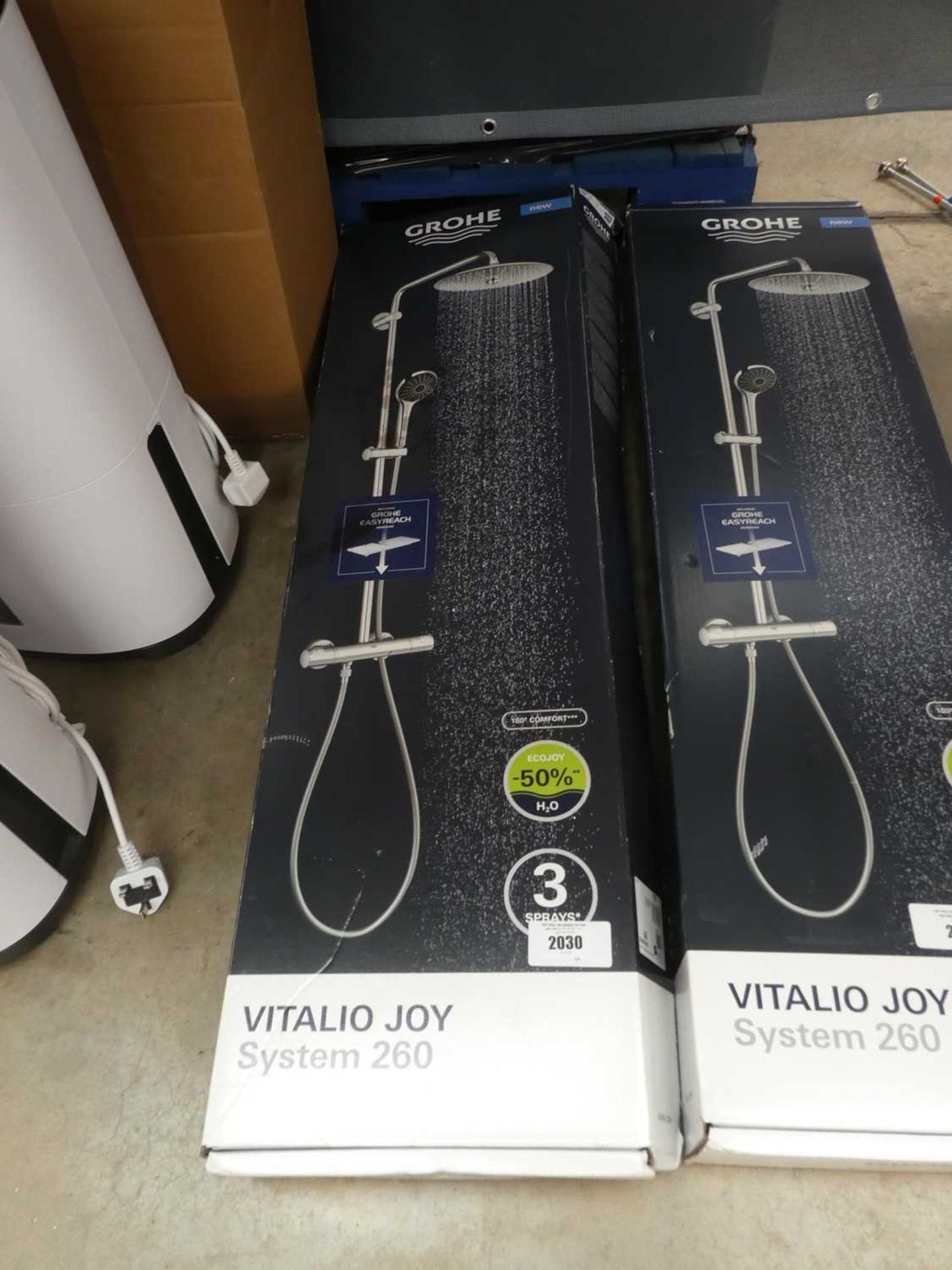 +VAT Boxed Grohe Vitalio Joy electric shower system