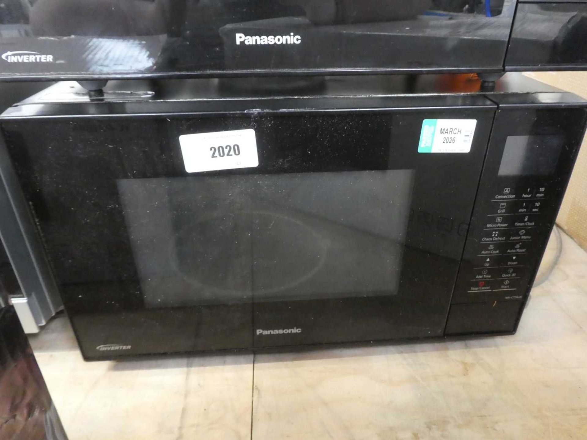 +VAT Panasonic Invertor microwave NN-CT56JB in black