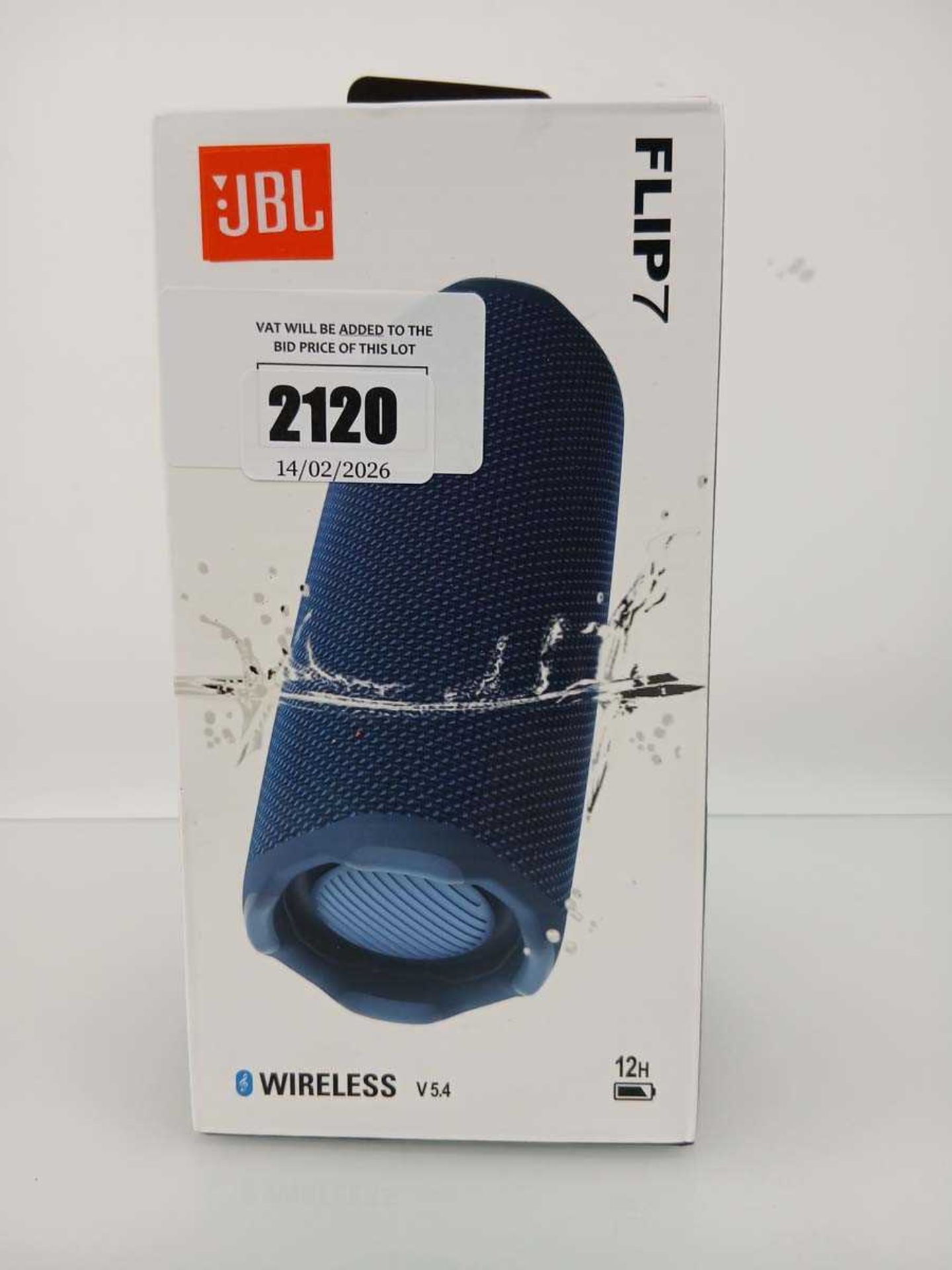 +VAT Boxed JBL Flip7 wireless speaker
