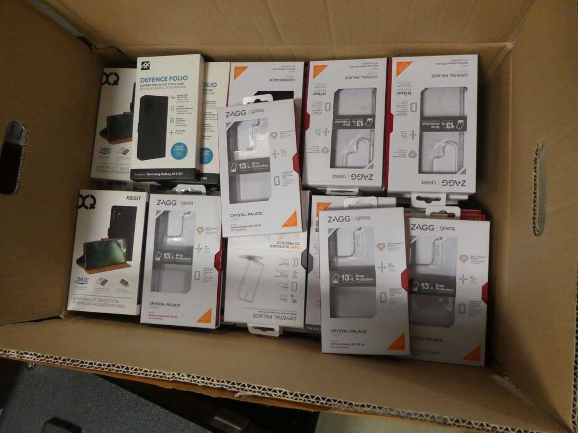 +VAT Box of various phone cases