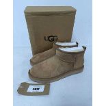 +VAT Ugg UK7 classic ultra mini boots in chestnut - boxed