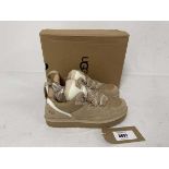 +VAT Ugg UK6 lowmel trainers in sand - boxed