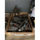 Box of lathe parts