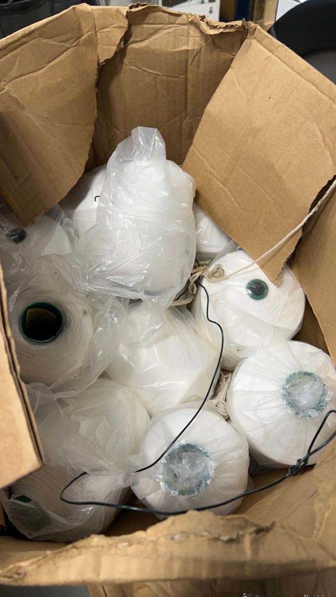 Pallet containing a quantity of white string - Image 2 of 2