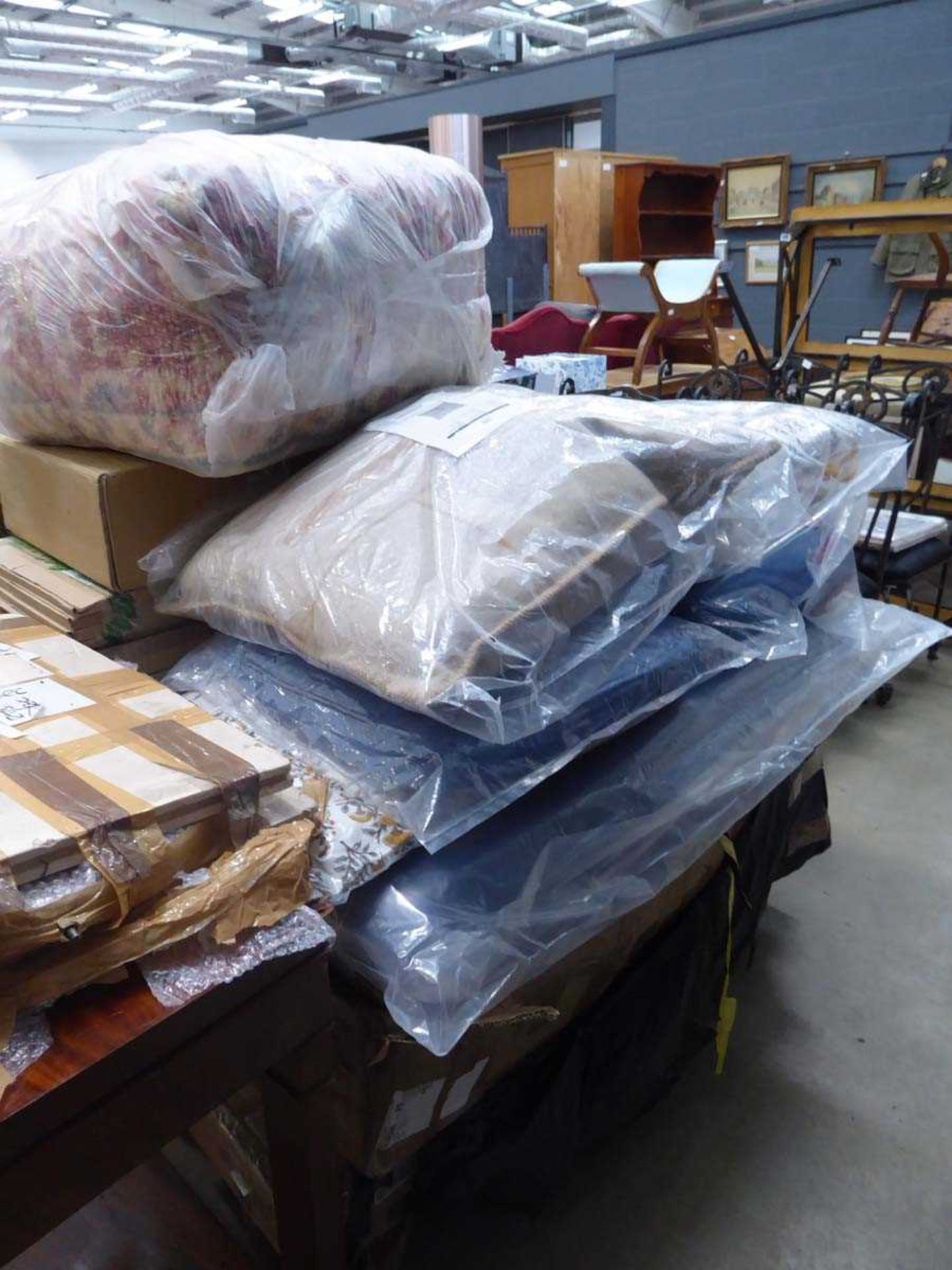 +VAT Pallet containing a large quantity of furniture parts, cushions and a Brother sewing machine - Image 2 of 2