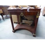 +VAT Victorian mahogany washstand (incomplete)