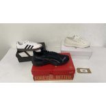 +VAT 3x Boxed pairs of trainers to include Adidas UK5, Puma UK7 & Geox UK7