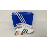 +VAT Adidas UK9.5 italia 70s trainers in white - boxed