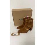 +VAT Boden EU38 high heel boots in tan - boxed