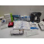 +VAT ResMed nasal masks and accessories, Clear vinyl gloves, blood pressure monitors, Magnifier,
