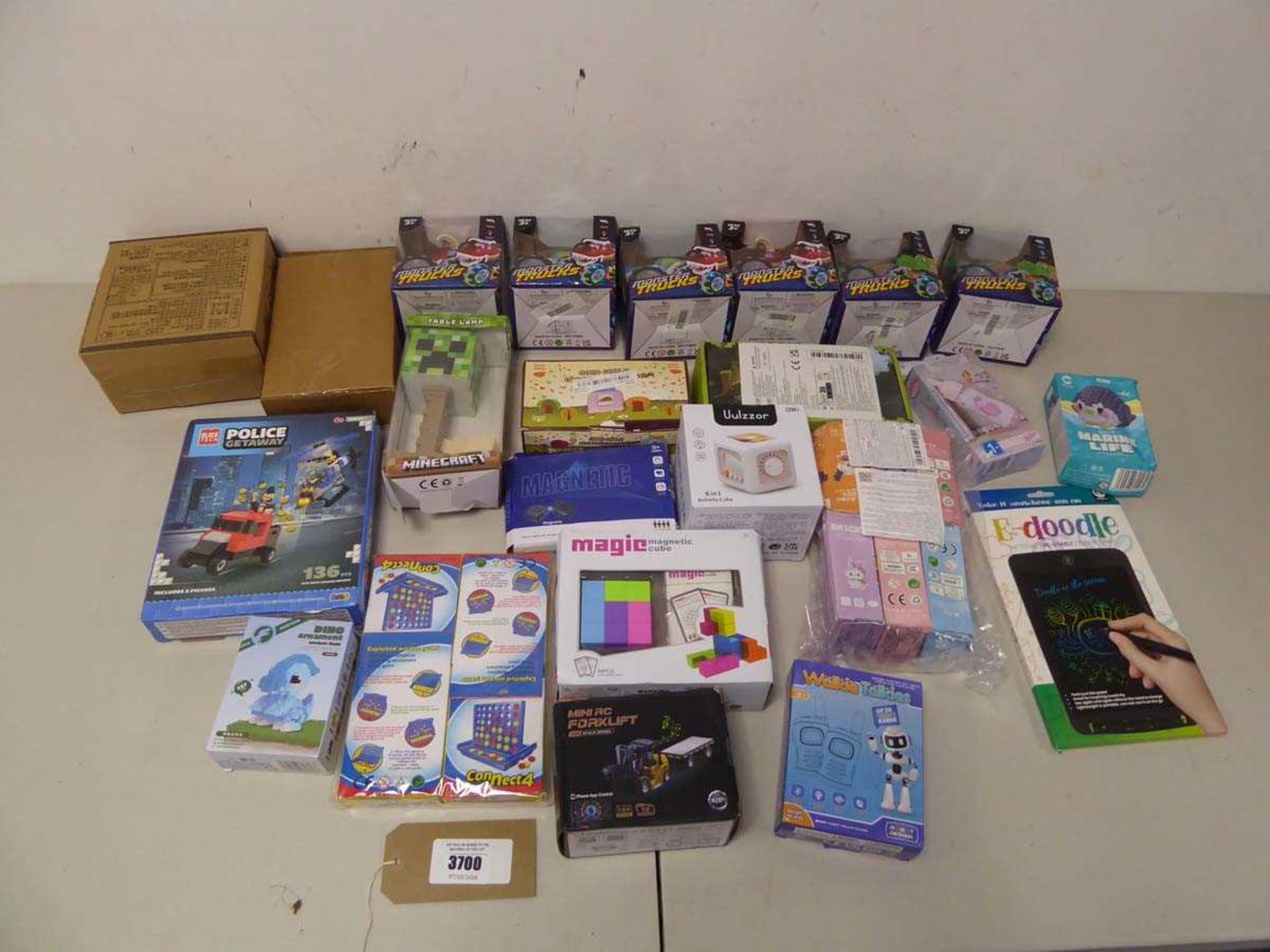 +VAT Children's boxed toys, Incl, Monster Trucks, Minecraft, Connect 4 etc