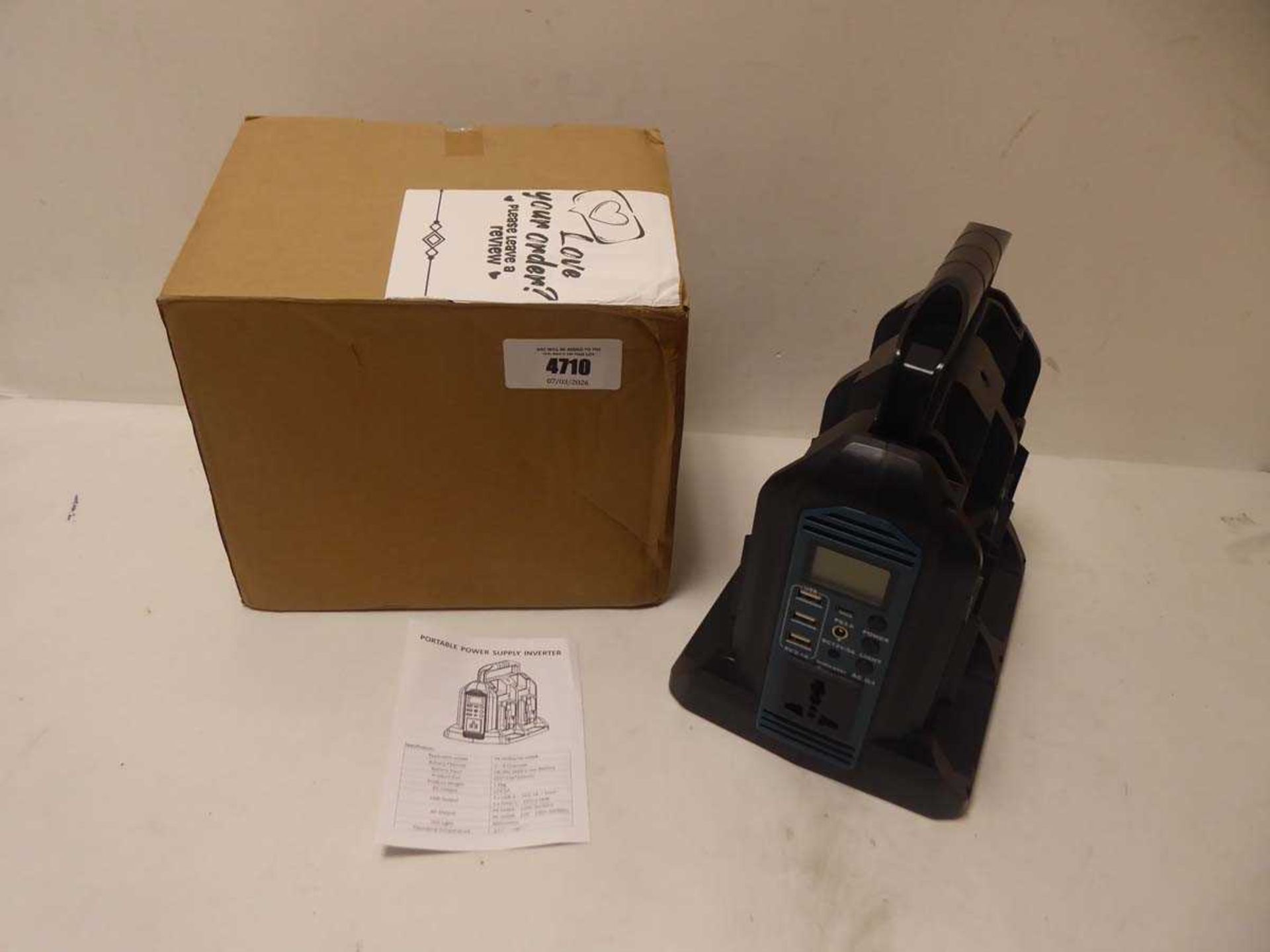 +VAT Portable power supply inverter