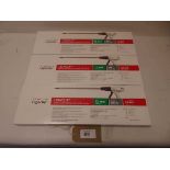 +VAT Three boxed Ethicon Ligaclip endoscopic rotating multiple clip applier