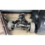Folding golf trolley