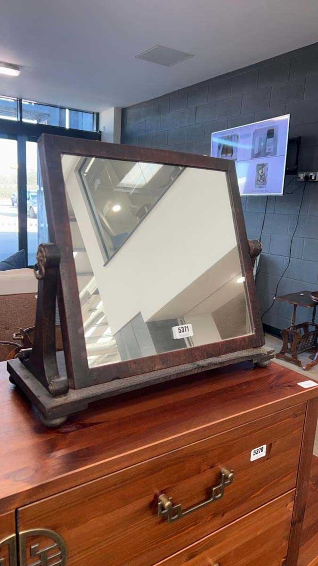 Georgian toilet mirror