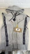 +VAT Tommy Hilfiger Grey Zip up Hooded Jacket Size S