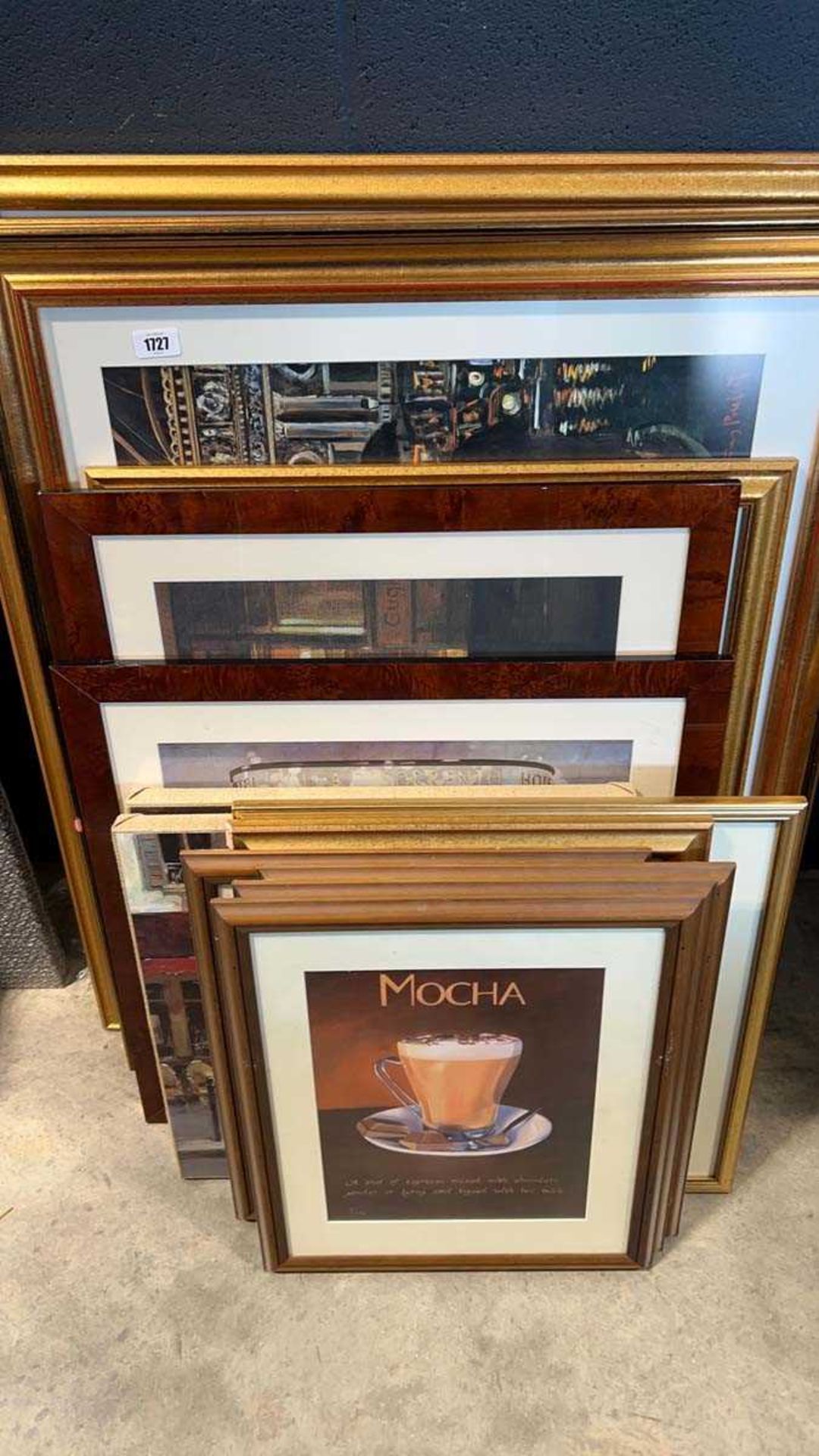 Large quantity of framed and glazed prints