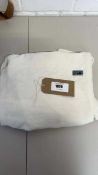 +VAT Patagonia Womens Cotton Essential Hoody Size UK XL Blue marks on hood