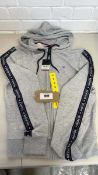+VAT Tommy Hilfiger Grey Zip up Hooded Jacket Size S