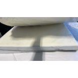 +VAT Memory foam mattress topper Requires cleaning