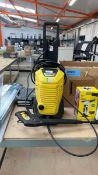 +VAT Karcher electric pressure washer with hose and alarm