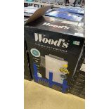 +VAT Wood's Cortina 12K Smart Home portable air conditioning unit, boxed