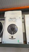 +VAT Boxed Meaco Sefte 10" counter top fan