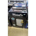 +VAT Wood's Cortina 12K Smart Home portable air conditioning unit, boxed