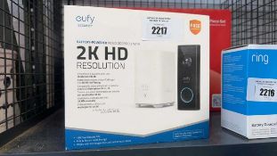 +VAT EUFY battery powered video doorbell, boxed