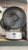 +VAT Meaco Sefte 10" counter top fan, unboxed