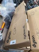 +VAT Dyson V10 Cyclone with pole, head, battery, charger and accessories, boxed