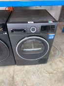 +VAT Bosch Serie 6 self cleaning condenser 9kg drier in dark grey